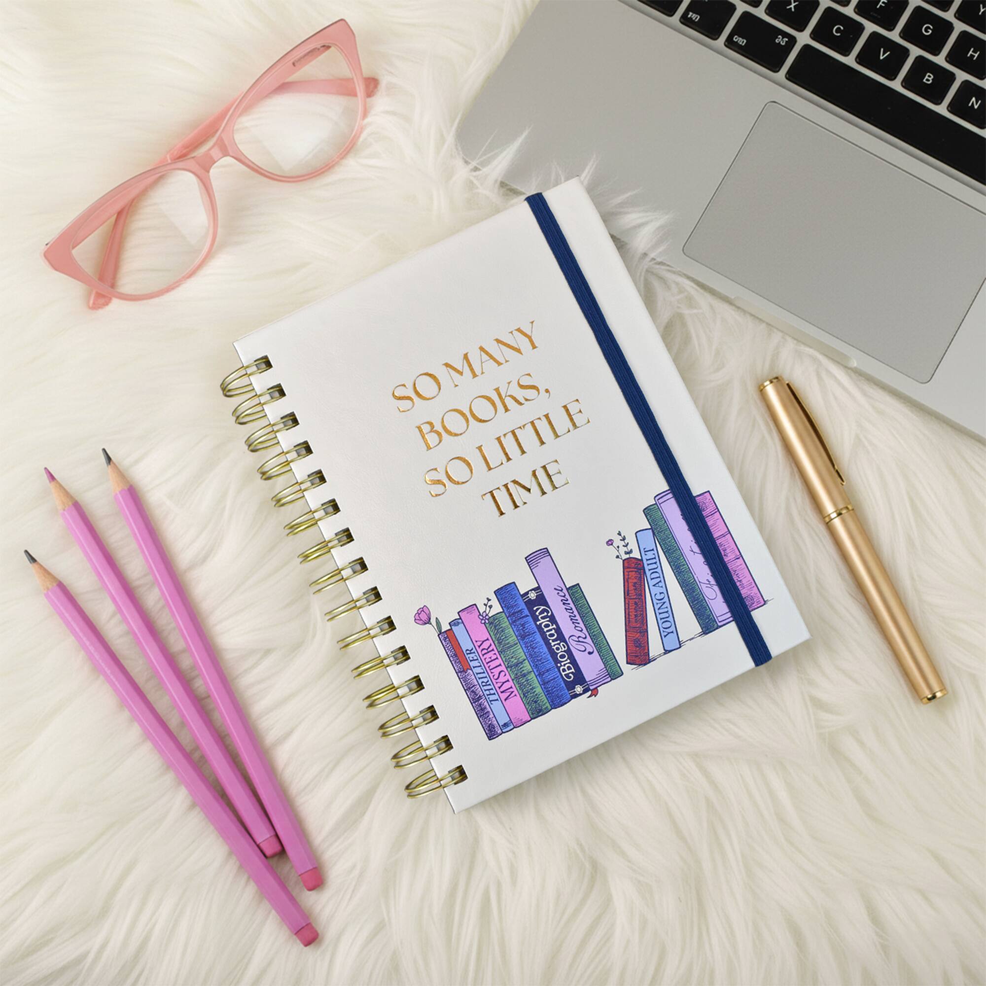 9" x 10.5" So Many Books, So Little Time Spiral Notebook by Ashland®